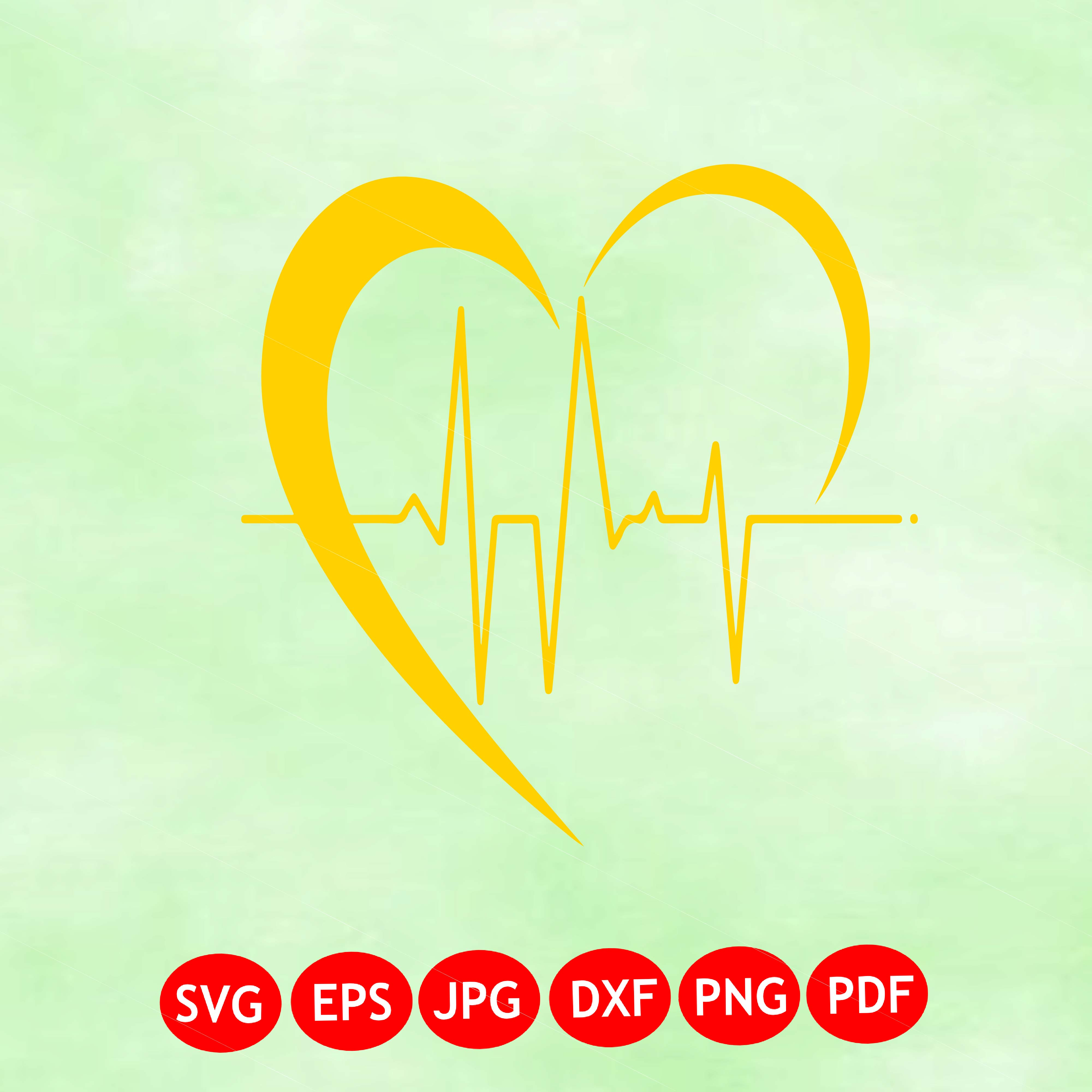 Heart beat SVG , Ekg svg Heartbeat Clipart Vector Cut files Circut ,Heartbeat svg,Healthcare svg, Heartbeat line svg ,Nurse life,Pulse Iron