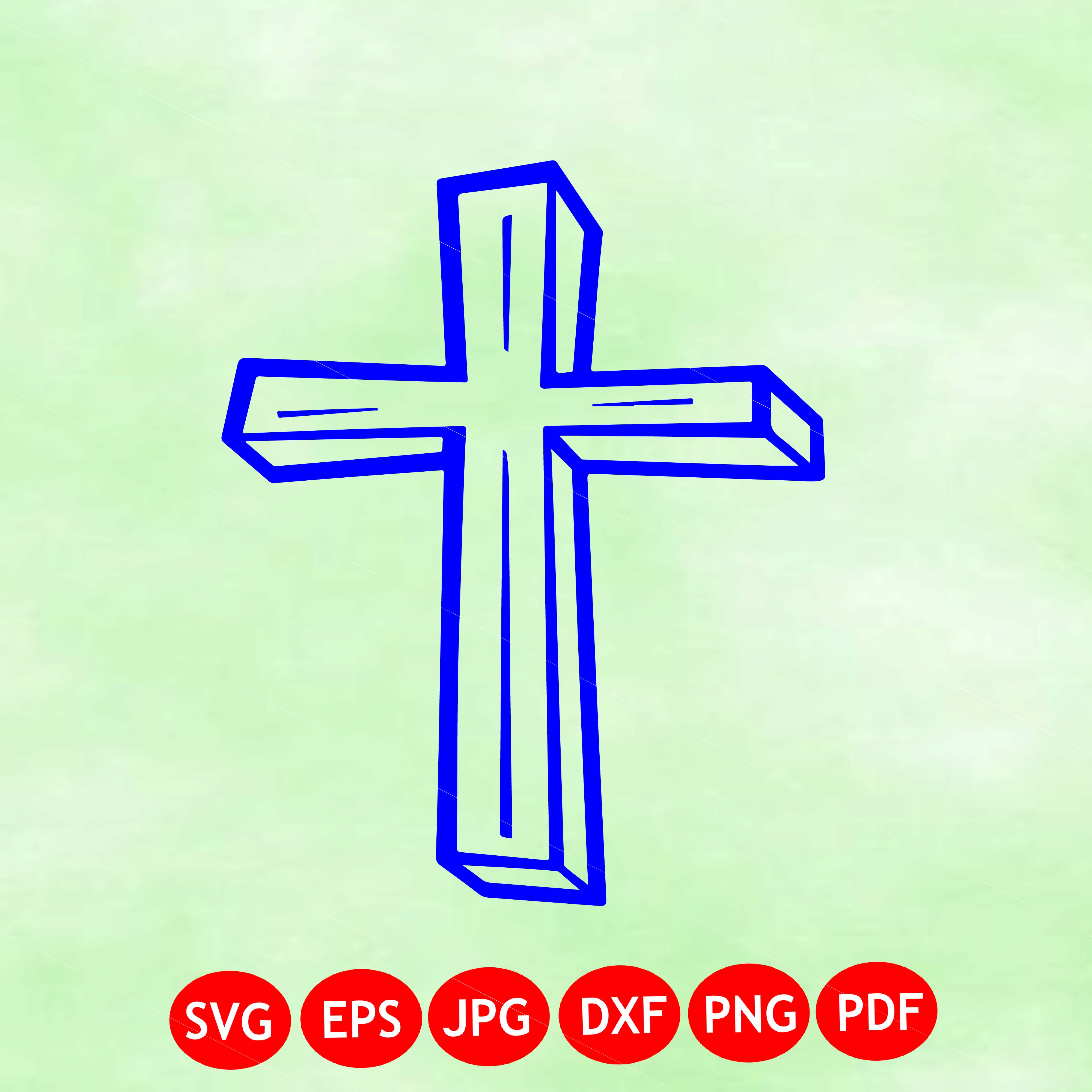 Christian Cross Cut Files | Christian Cross Vector Files | Christian Cross Clip Art | CnC Files